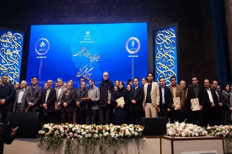 تقدیر از عضو هیأت علمی دانشکده فناوری‌های نوین در آیین سرآمدان علمی کشور